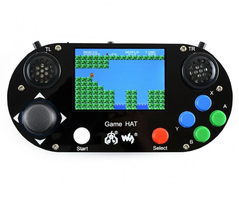 Waveshare Game HAT - žaidimų priedėlis Raspberry Pi
