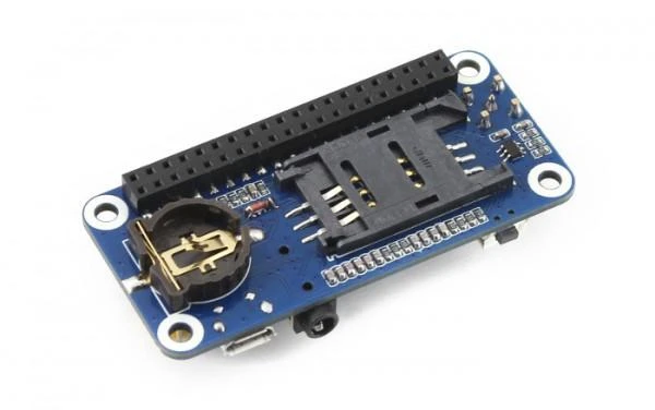 Waveshare HAT GSM/GPRS/GNSS/Bluetooth - Raspberry Pi Priedėlis