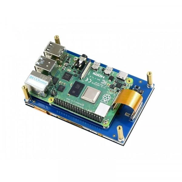 Oem Waveshare Jutiklinis Ekranas DSI Raspberry Pi Mikrokompiuteriui - LCD IPS 4.3''