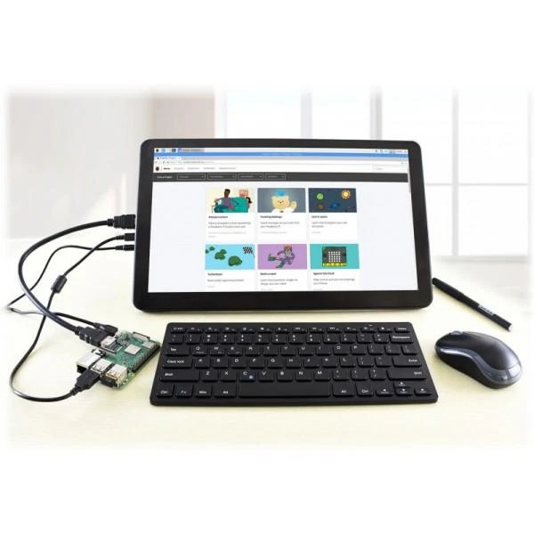 Oem Waveshare Jutiklinis Ekranas Raspberry Pi Mikrokompiuteriui - LCD IPS 15.6