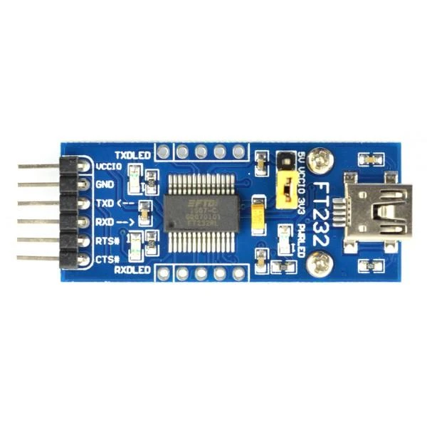 Waveshare FT232 modulis su miniUSB jungtimi