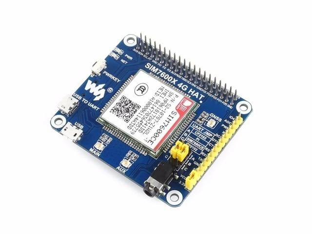 Waveshare SIM7600E-H modulis su GPIO jungtimis