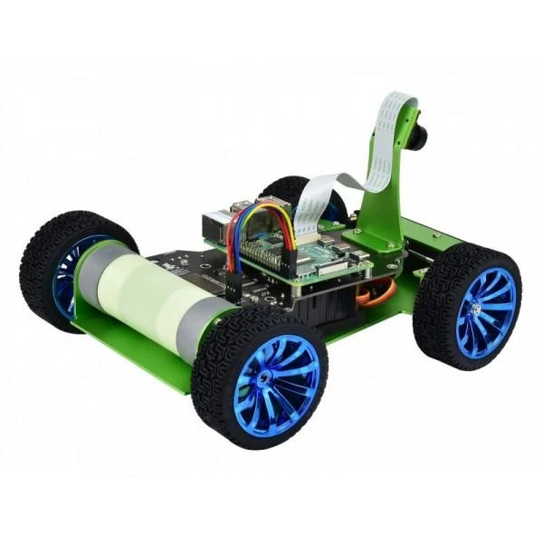 Waveshare PiRacer DonkeyCar - 4 ratų roboto važiuoklė su AI kamera suderinama su Raspberry Pi