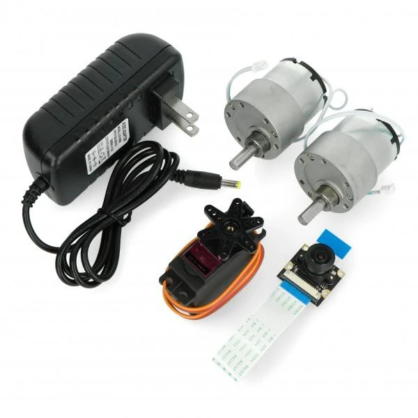 Waveshare PiRacer DonkeyCar - 4 ratų roboto važiuoklė su AI kamera suderinama su Raspberry Pi