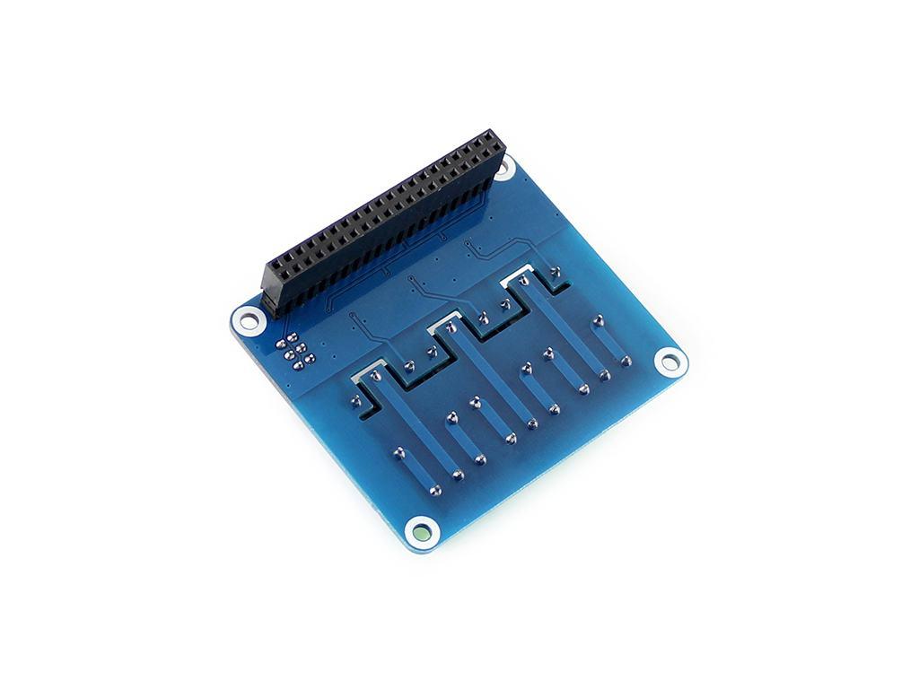 Waveshare Raspberry Pi Relių Priedėlis - 3 Kanalų
