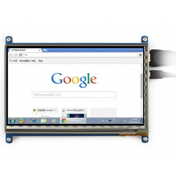 Oem Waveshare Talpinis lietimui jautrus ekranas Raspberry Pi mikrokompiuteriui - LCD TFT 7