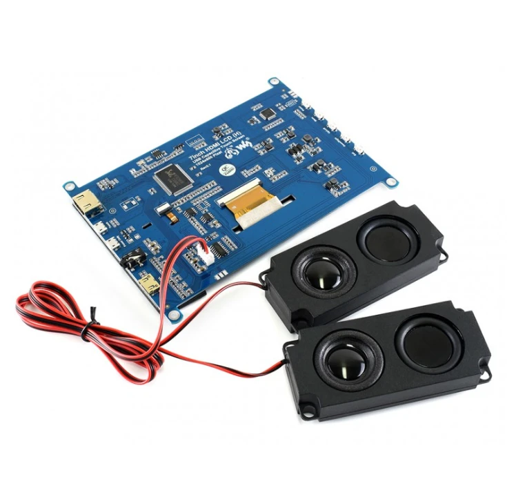 Oem Waveshare Talpinis Lietimui Jautrus Ekranas Raspberry Pi 3B+/3B/2B/Zero Mikrokompiuteriui - LCD IPS 7