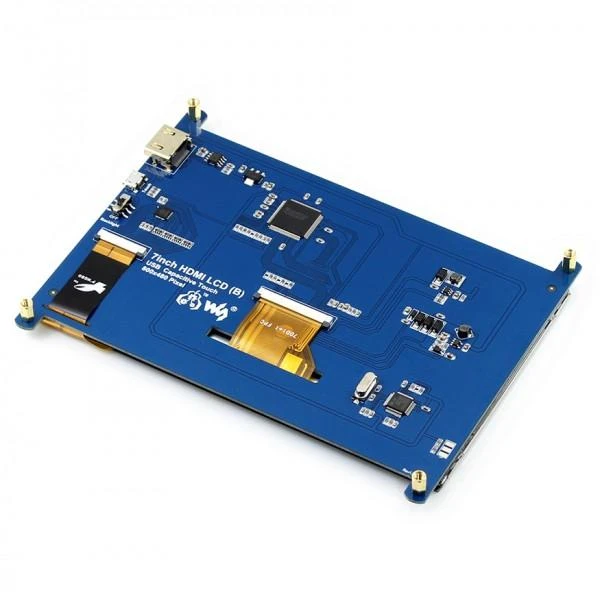 Oem Waveshare Talpinis lietimui jautrus ekranas Raspberry Pi mikrokompiuteriui - LCD TFT 7