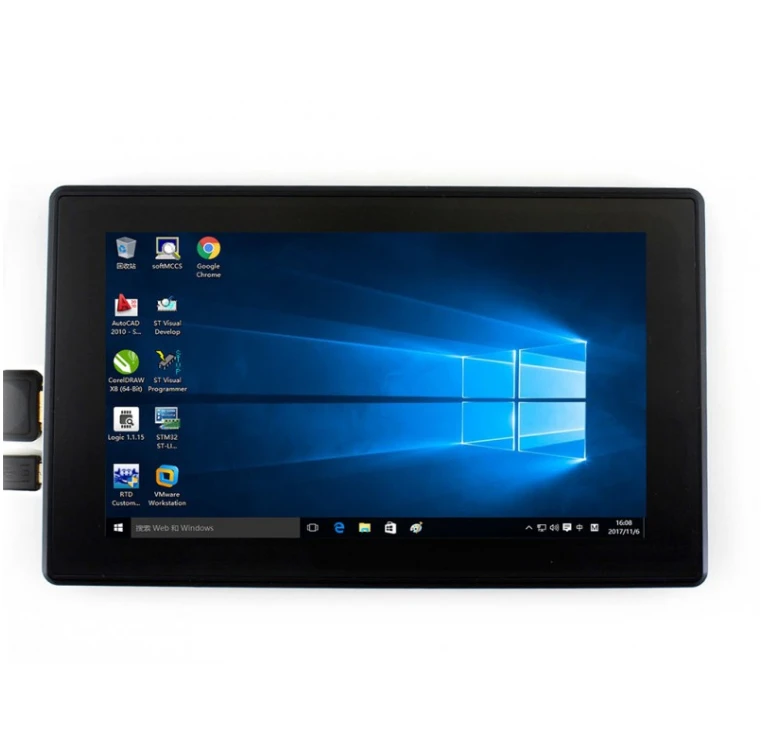 Waveshare 7 colių lietimui jautrus ekranas su Windows sąsaja