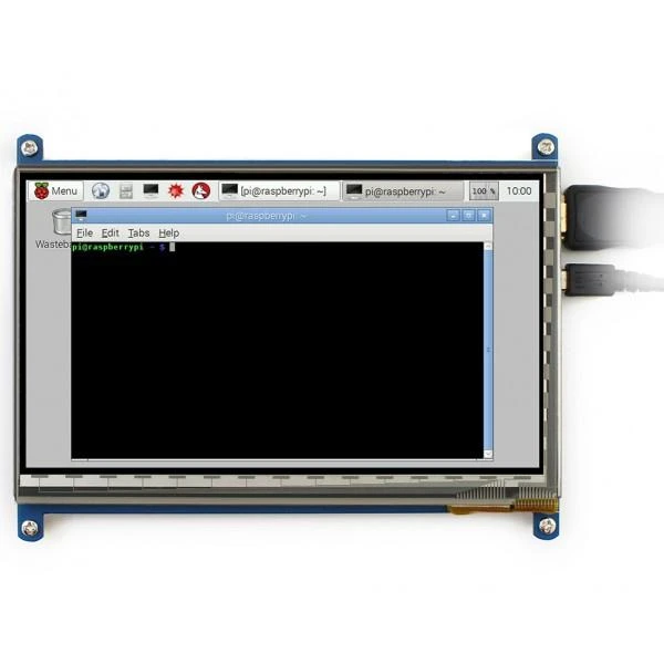 Oem Waveshare Talpinis lietimui jautrus ekranas Raspberry Pi mikrokompiuteriui - LCD TFT 7