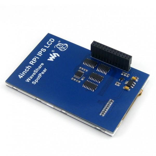Waveshare Varžinis Jutiklinis ekranas Raspberry Pi mikrokompiuteriui - LCD IPS 4" (A)
