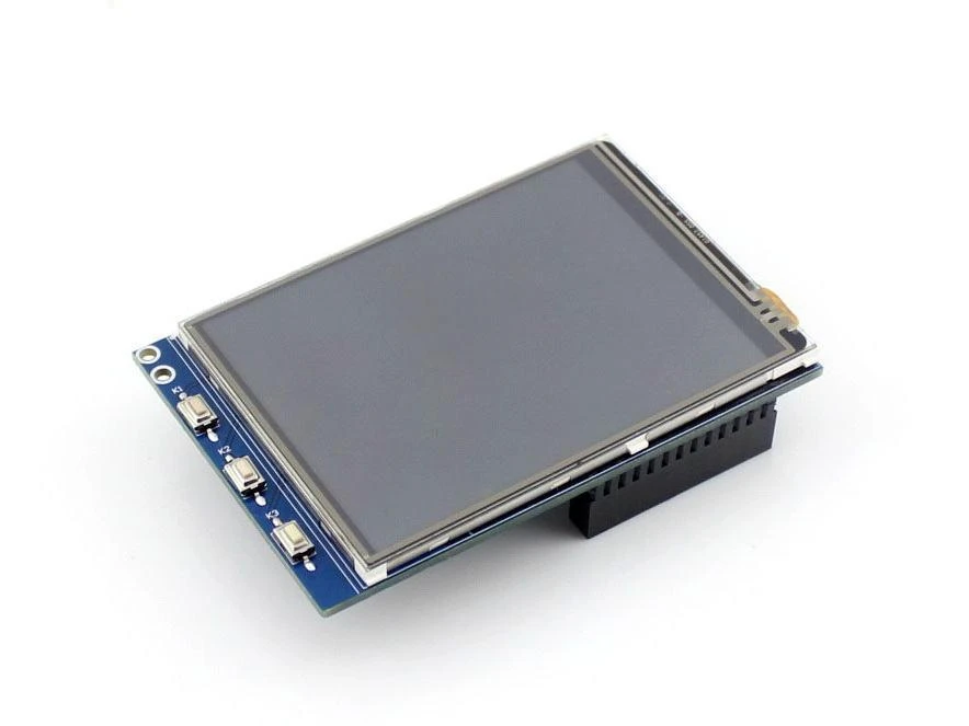 Waveshare 3.2 colių TFT ekranas su GPIO jungtimi ir mygtukais