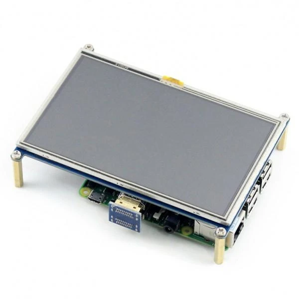 Waveshare 5 colių ekranas su Raspberry Pi
