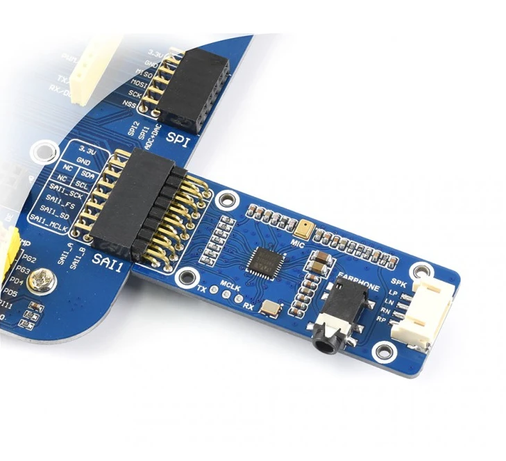 Oem Waveshare WM8960 Stereo kodekas garso modulis I2C 3.3V 3.5mm WAV