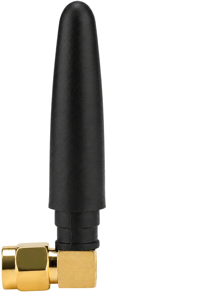 WiFi Bluetooth ZigBee antena 2.4 GHz RP-SMA kištukas, 2.5 dBi, stačiu kampu