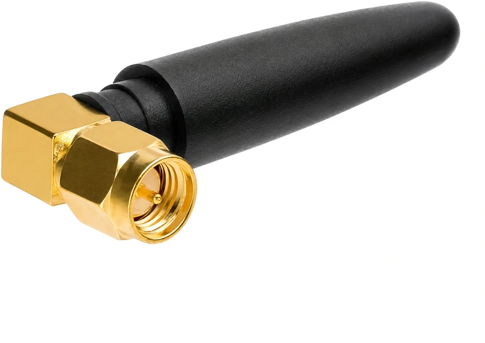 WiFi Bluetooth ZigBee antena 2.4 GHz SMA kištukas, 2.5 dBi, stačiu kampu