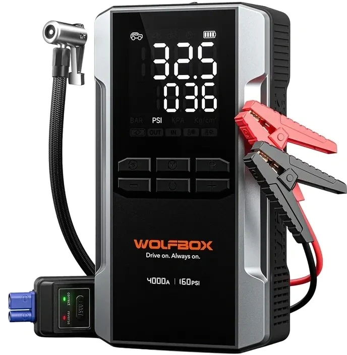 Užvedimo įrenginys - WOLFBOX MegaVolt 24 Air 24 000 mAh 4 000 A