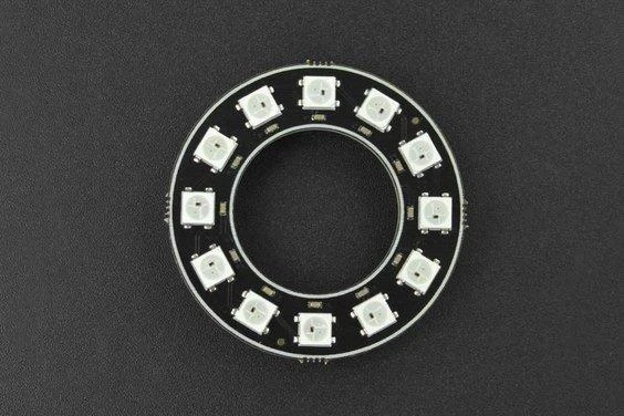 WS2812 12 LED diodų žiedas