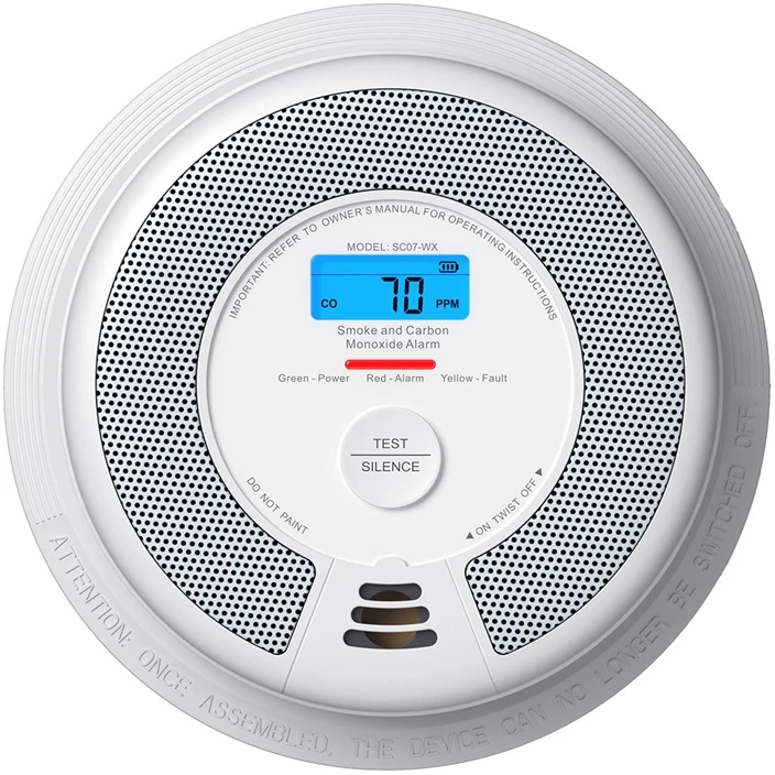 X-SENSE SC07-WX išmanusis dūmų ir dujų detektorius su Wi-Fi
