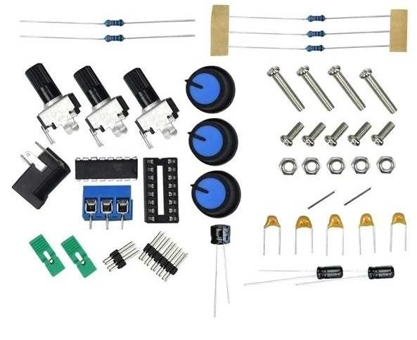 XR2206 funkcijų generatoriaus elektronikos detalių rinkinys
