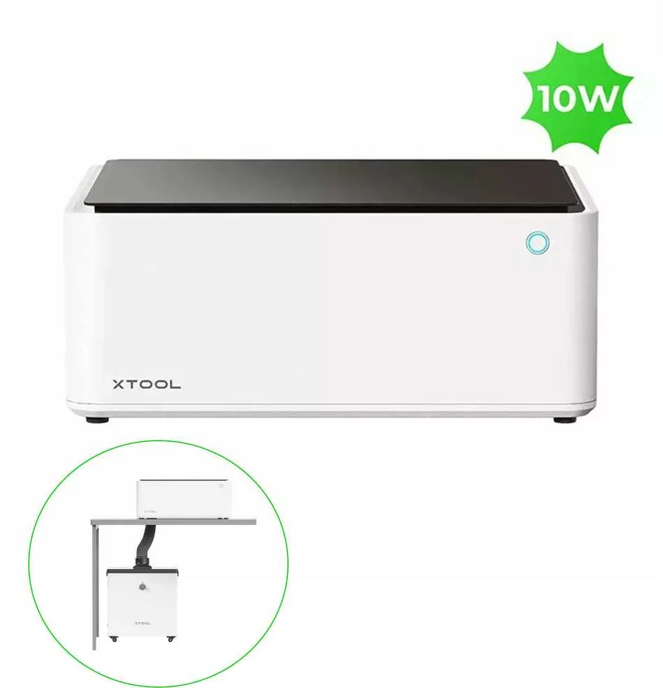 xTool M1 10W išmanusis 2-in-1: lazerinis graviravimas ir pjovimo braižytuvas