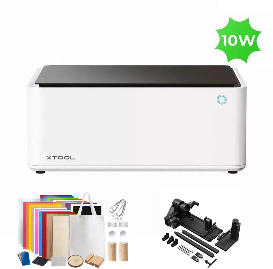 xTool M1 10W išmanusis 2-in-1: lazerinis graviravimas ir pjovimo braižytuvas