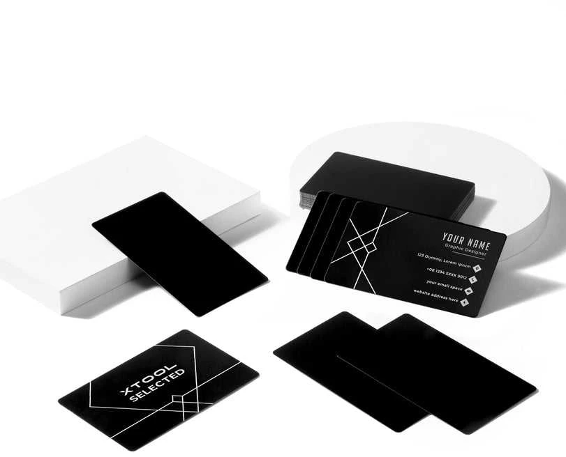 xTool metalinės vizitinės kortelės – 60vnt