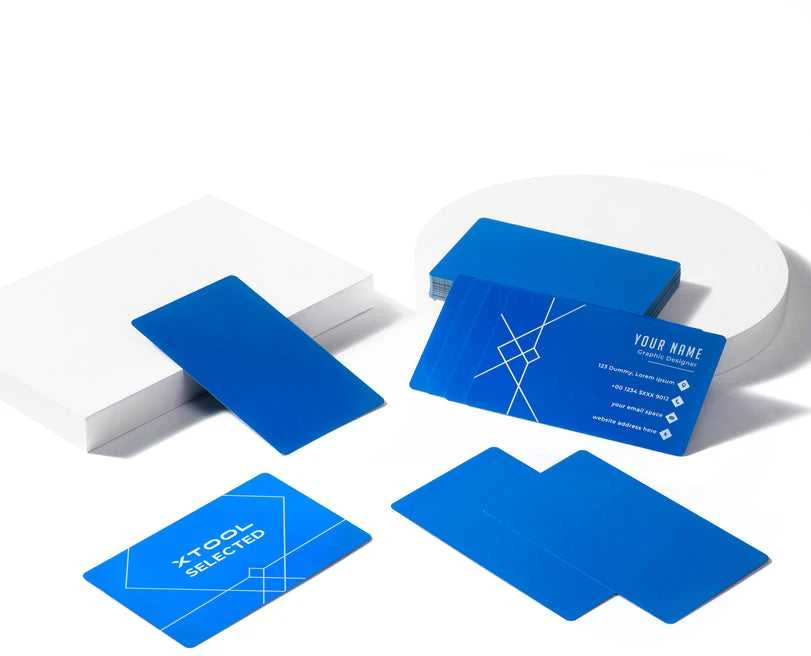 xTool metalinės vizitinės kortelės – 60vnt