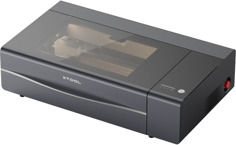 xTool P2S 55W - CO2 stalinis lazerinis pjaustytuvas, 1 klasė