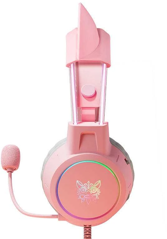 Žaidimų ausinės ONIKUMA X15Pro Rožinė Cat's Ears