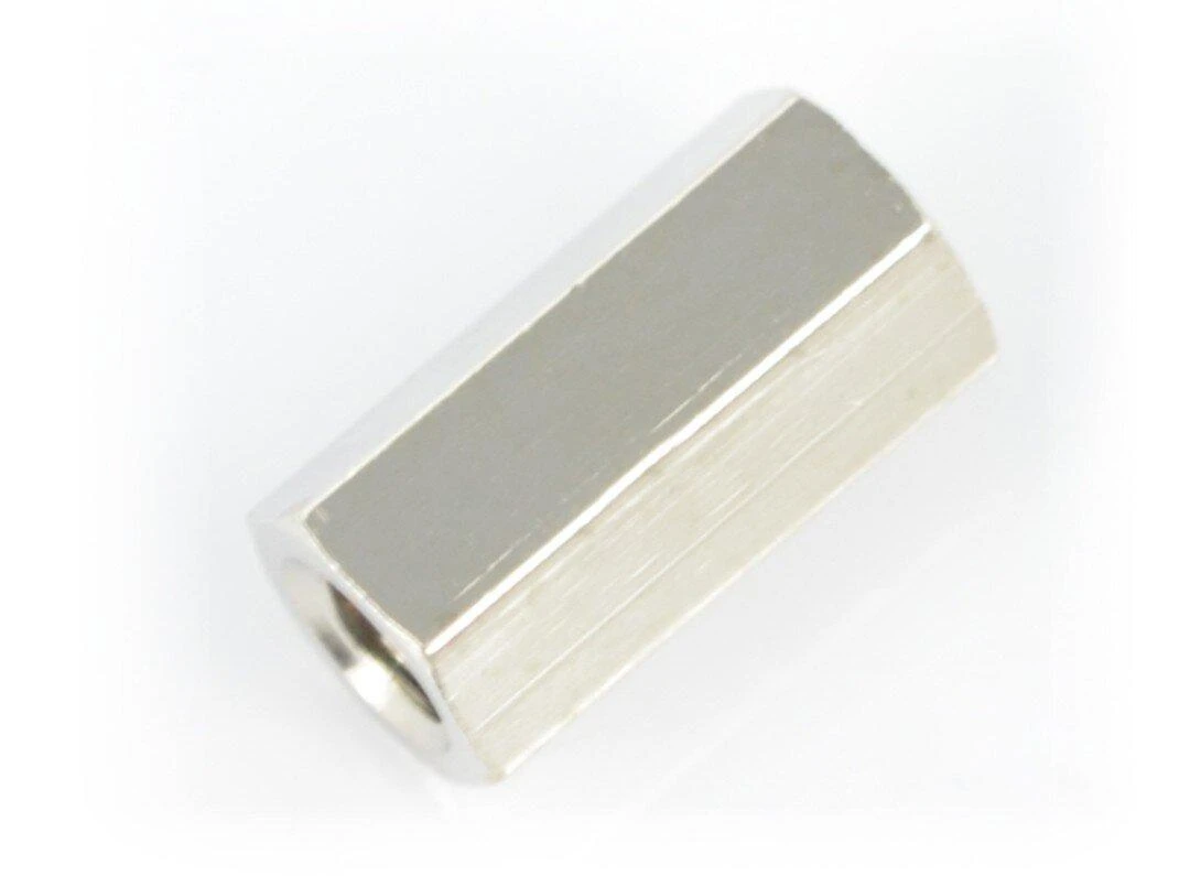 Grąžtas Oem Žalvariniai atstumo tarpikliai - sidabriniai - 10mm - 10 vnt
