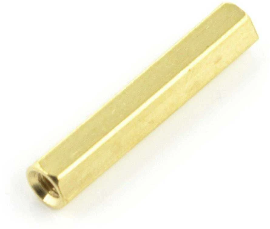 Grąžtas Oem Žalvarinis atstumo tarpiklis - 25mm - 10 vnt