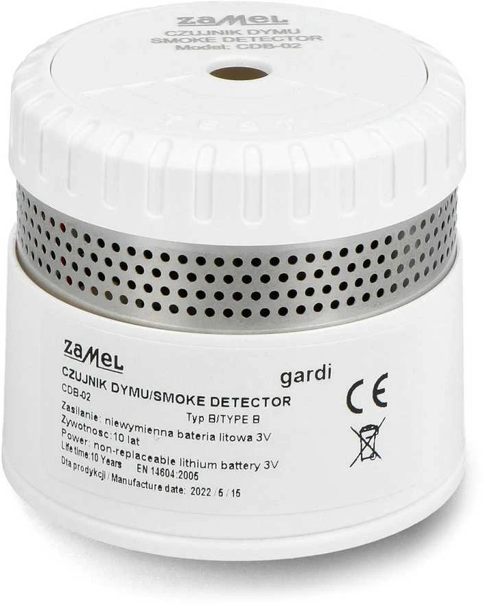 Zamel Supla Dūmų detektorius su įmontuota baterija - Zamel CDB-02
