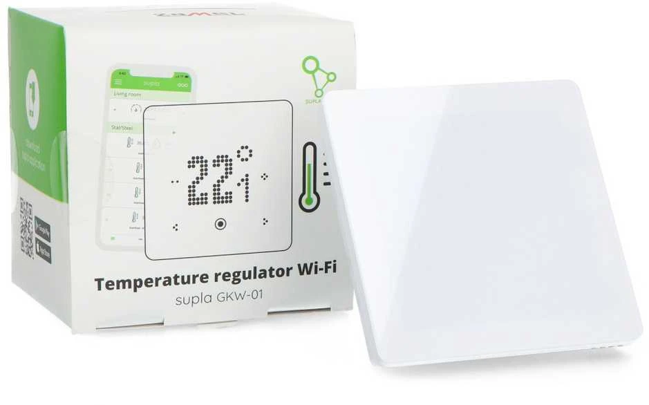 Zamel GKW-01 Wi-Fi termostatas baltas