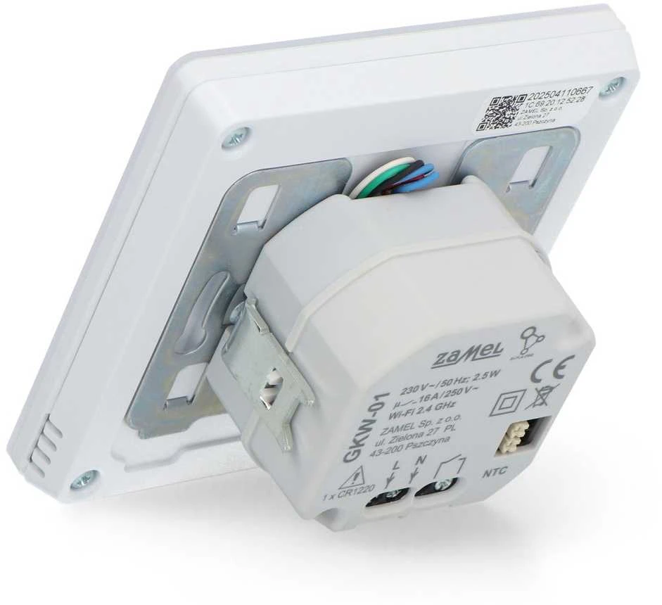 Zamel GKW-01 Wi-Fi termostatas baltas