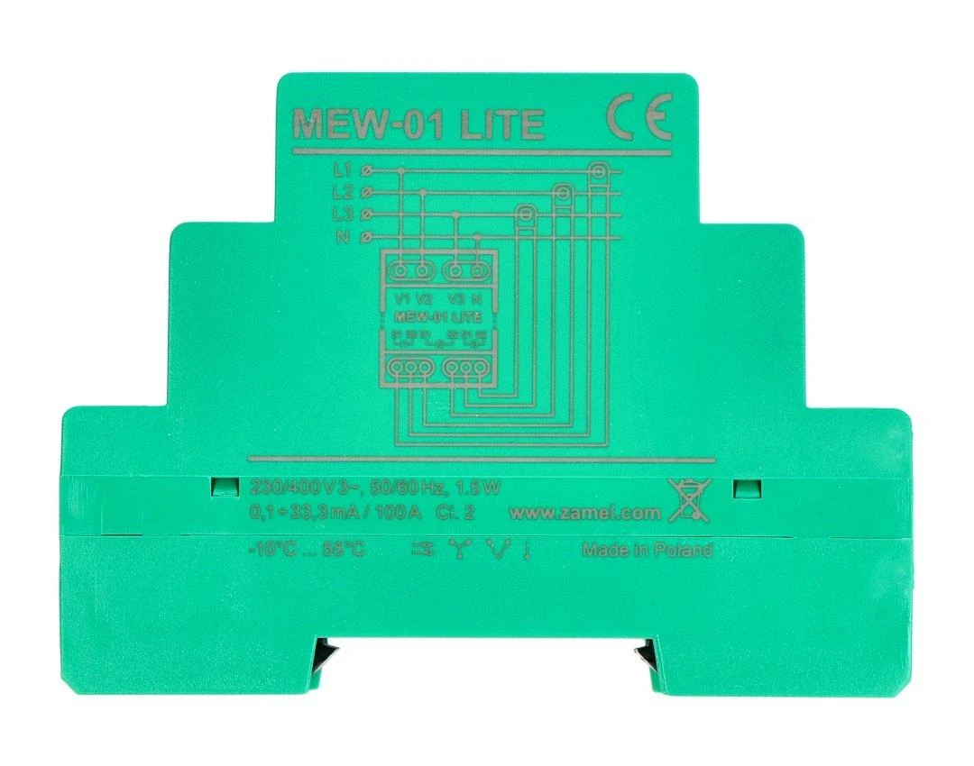 Zamel Supla MEW-01 Lite - WiFi energijos monitorius 3F+N
