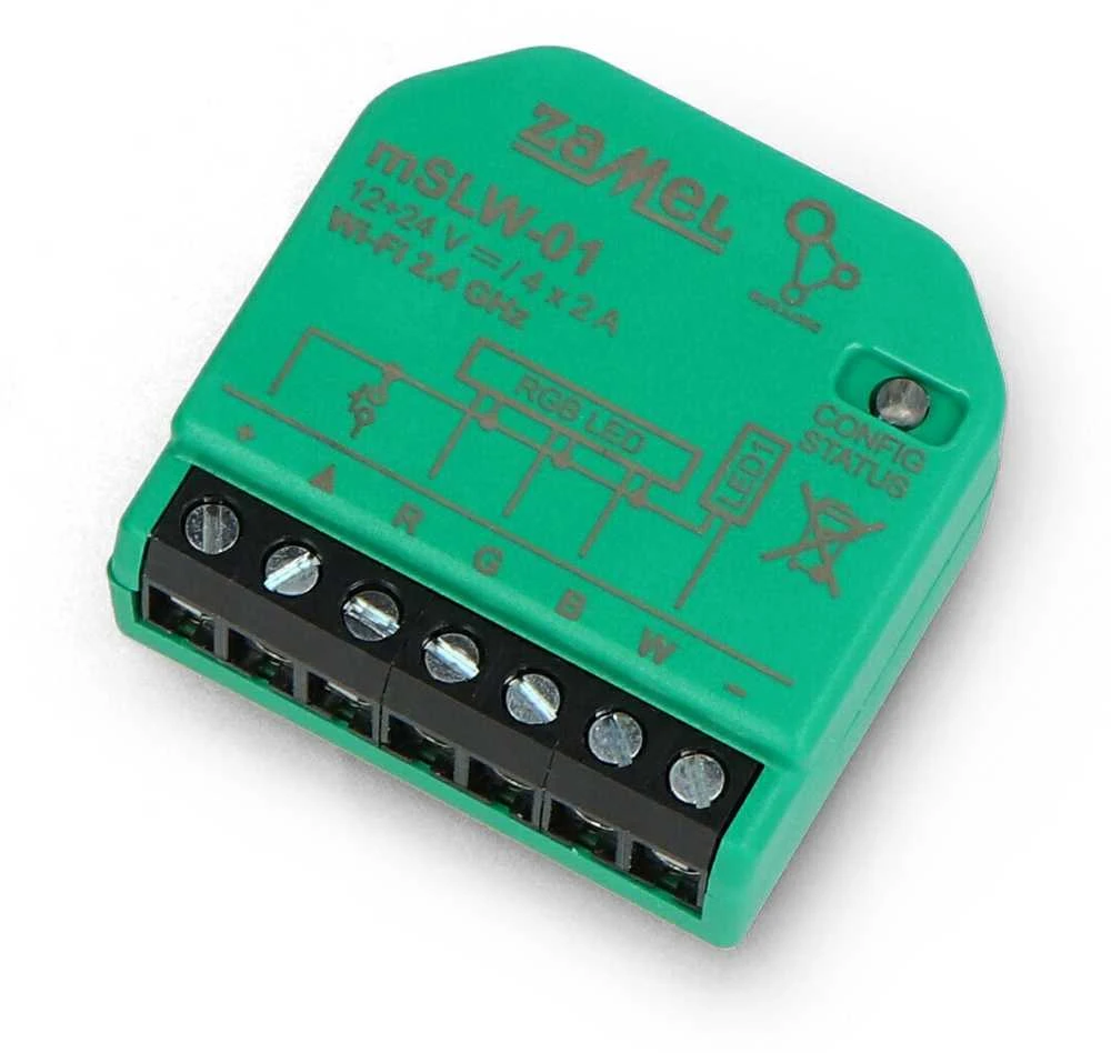 Zamel Supla mSLW-01 RGB LED WiFi valdiklis