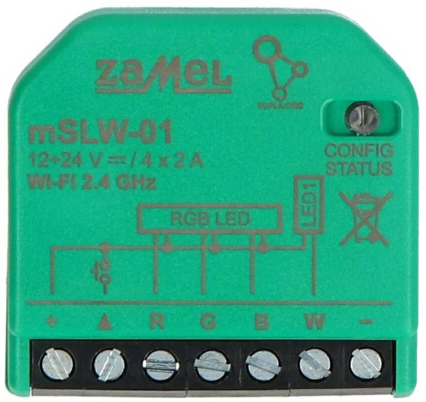 Zamel Supla mSLW-01 RGB LED WiFi valdiklis