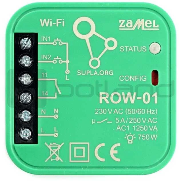 Zamel Supla ROW-01 1x230V WiFi valdiklis