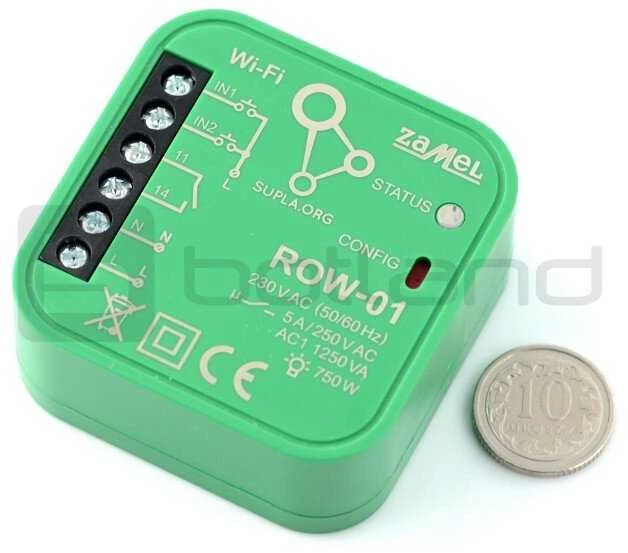 Zamel Supla ROW-01 1x230V WiFi valdiklis