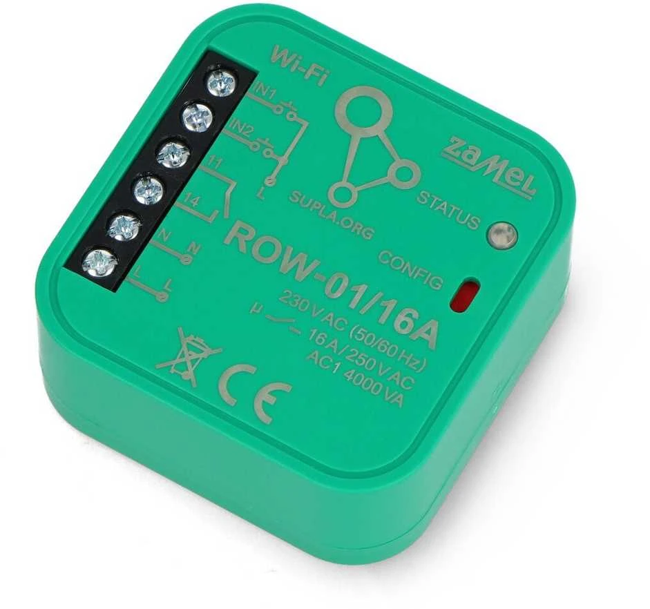Zamel Supla ROW-01/16A 1x230V WiFi valdiklis