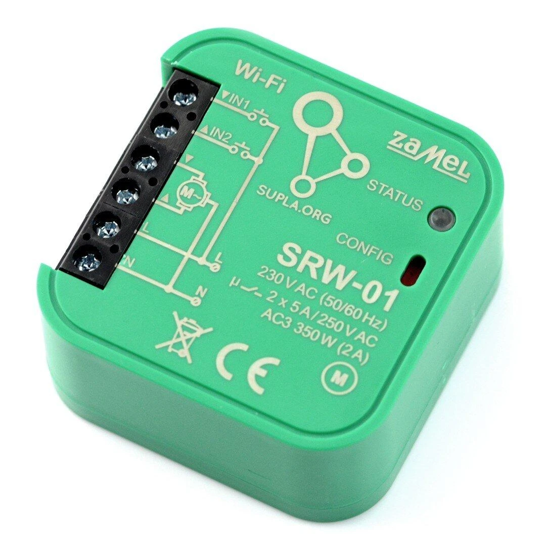 Zamel Supla SRW-01 - 230 V WiFi langinės valdiklis - Android / iOS