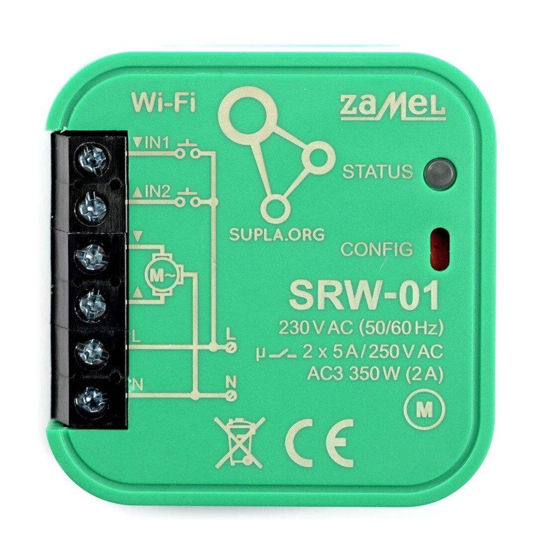 Zamel Supla SRW-01 - 230 V WiFi langinės valdiklis - Android / iOS