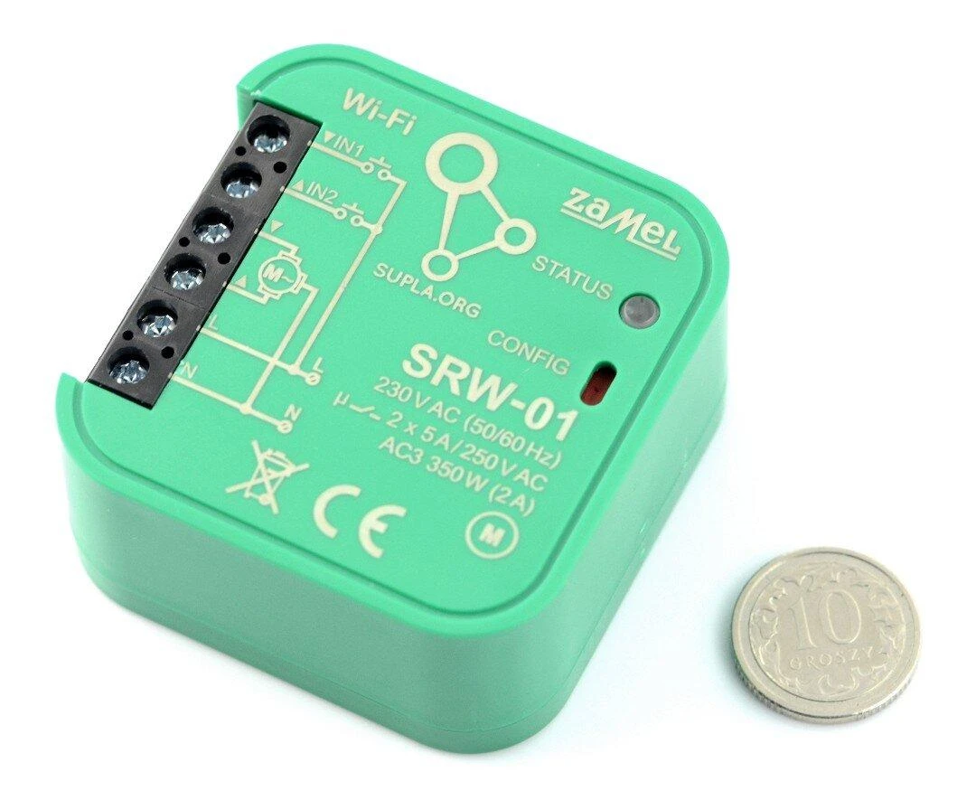 Zamel Supla SRW-01 - 230 V WiFi langinės valdiklis - Android / iOS