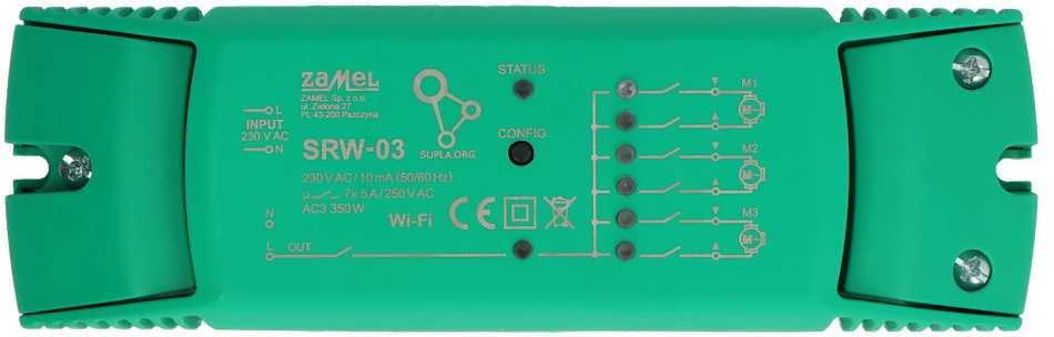 Zamel Supla SRW-03 žaliuzių WiFi valdiklis