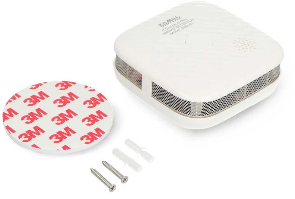 Zamel Supla Tuya - dūmų detektorius - fotoelektrinis jutiklis su garso signalu - WiFi - Zamel CDB-03