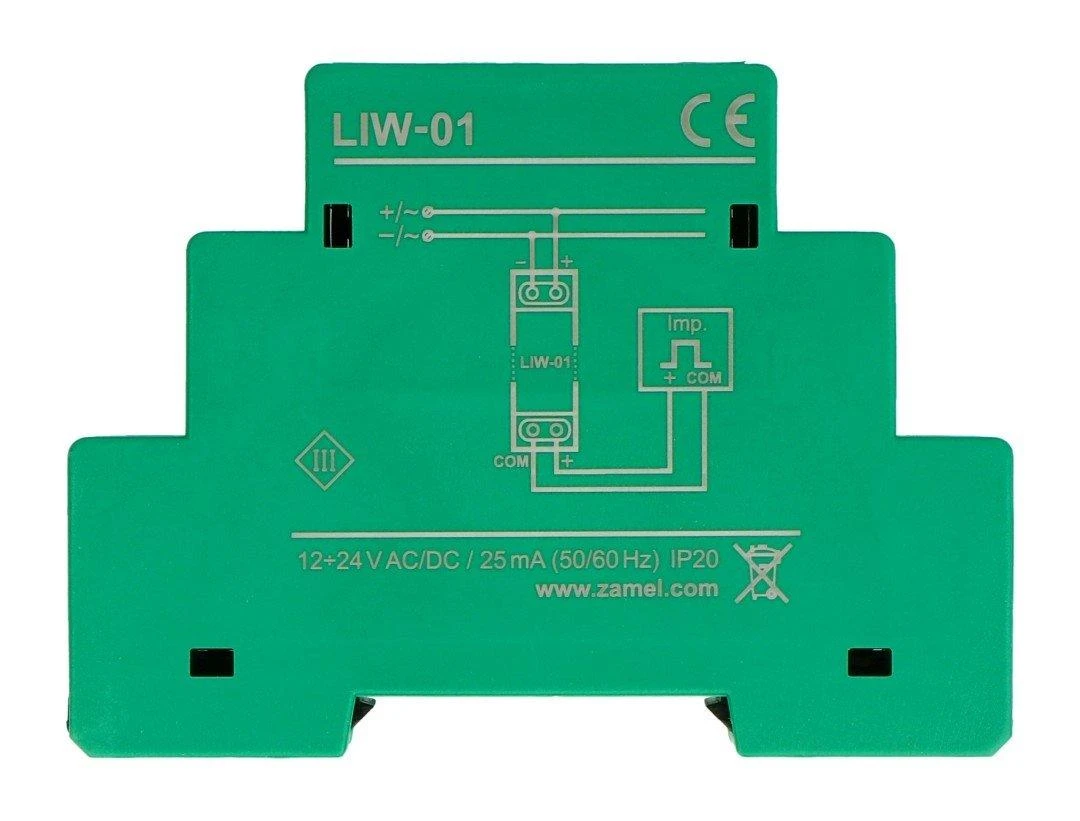 Zamel Supla Zamel LIW-01 - WiFi impulsų skaitiklis