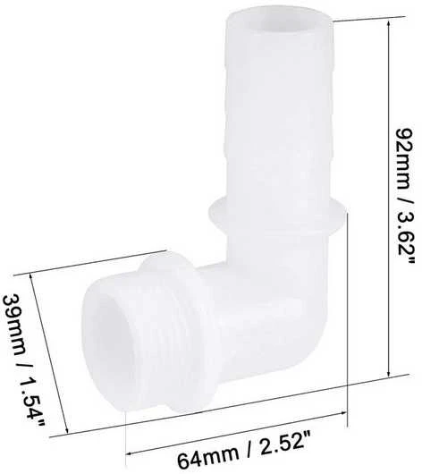 Oem Žarnos jungtis – 16 mm vienodo praėjimo jungtis – augalų drėkinimo sistemos jungtis