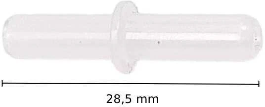 Žarnos jungtis - tiesi - 4x4mm - Užspaudžiama jungtis - Mova