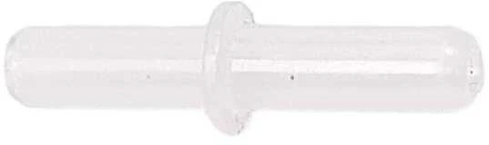 Skaidri plastikinė tiesi žarnos jungtis 4x4mm